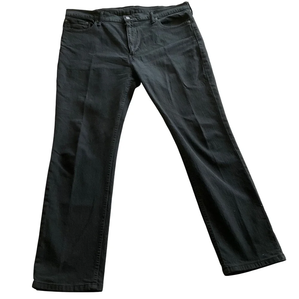 Levi's 511 Slim Fit Jeans Mens 40x30‎ Black Stretch Denim Pants